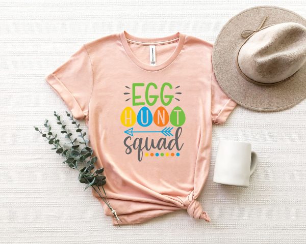 Egg Hunt Squad Easter Matching Shirt 2022