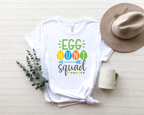 Egg Hunt Squad Easter Matching Shirt 2022